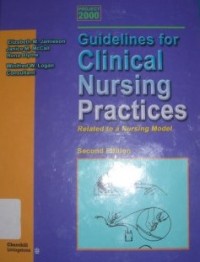 Image of Guidelines for Clinical Nursing Practices : Related to a Nursing Model